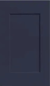 Harbor Navy shaker overlay cabinet door