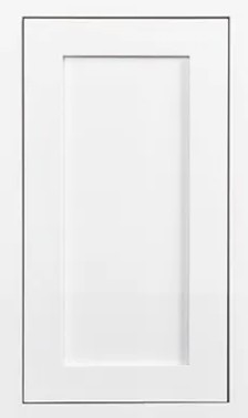 Drift White shaker inlay cabinet door